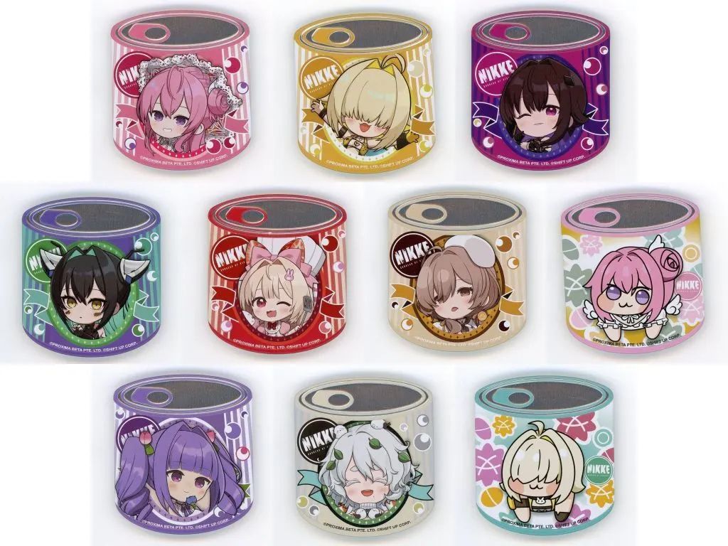 【中古】バッジ・ピンズ 全10種セット 「勝利の女神：NIKKE 丸型缶バッジ」 C106グッズ