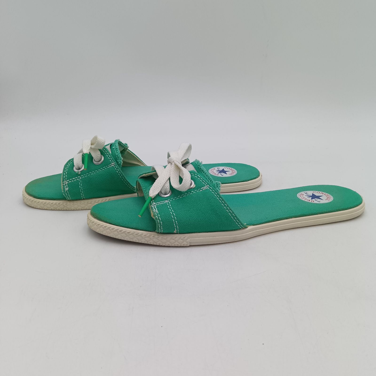 CONVERSE コンバース オールスター SDL CALASAN フラットサンダル レディース US L 緑 グリーン F-15-1
