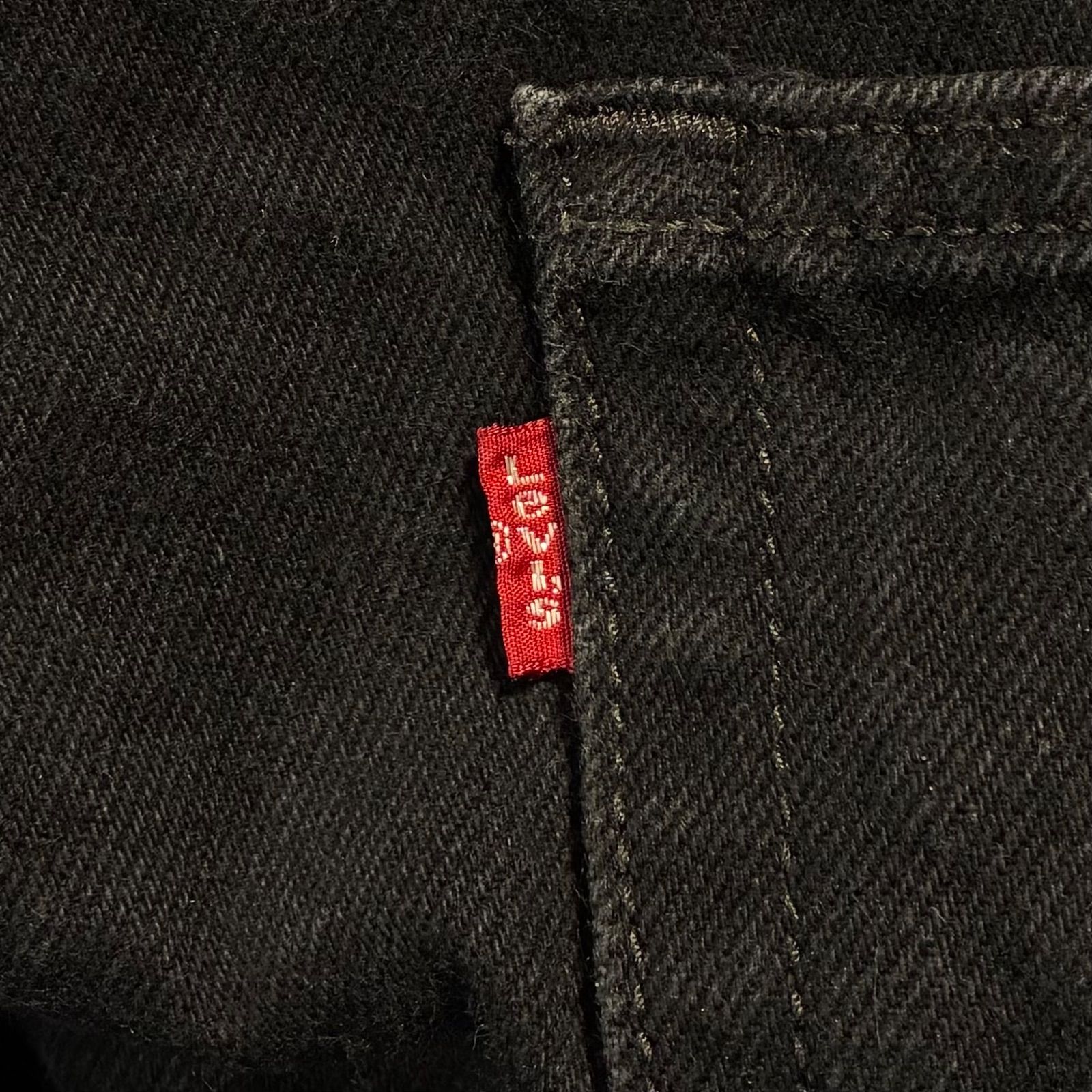 リーバイス550ブラックデニムパンツL1475〇LEVI'S w42大きいサイズ