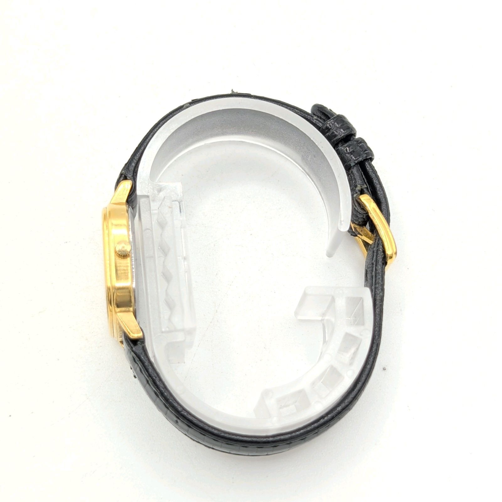 OMEGA Seamaster Watch Quartz Ladies Square Gold Gold dial Y2K 稼働 