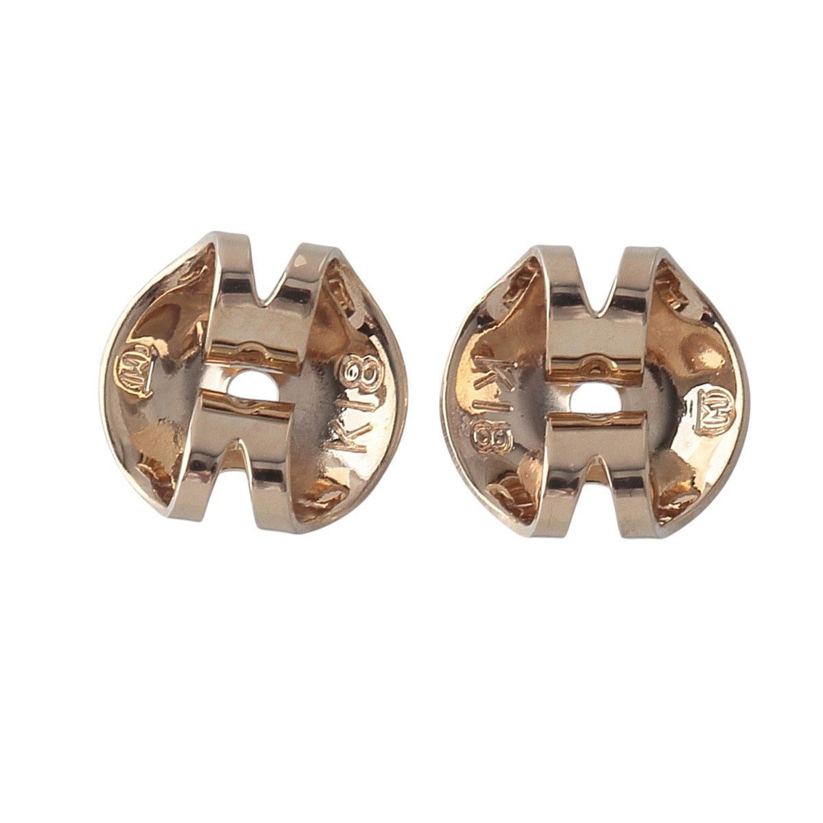 ミキモト ベビーパール ピアス フープ アコヤパール3.1mm～3.2mm K18YG