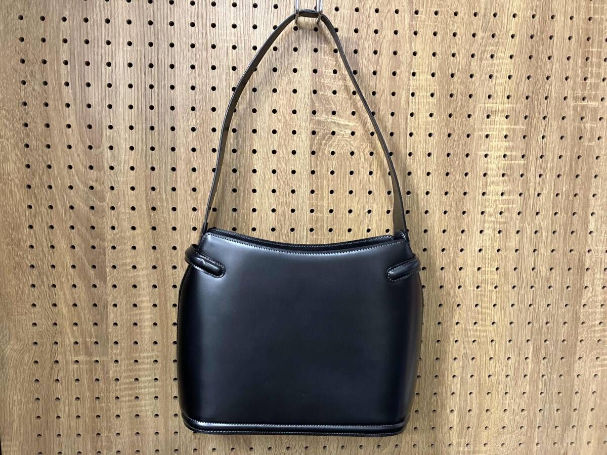 BALLY/ハンドバッグ/ 1672-99- genuine leather ブラック