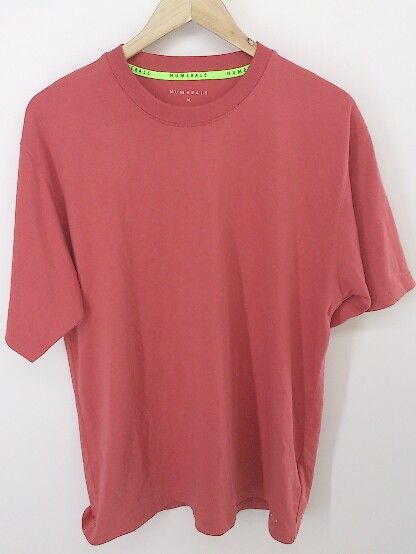 ◇ NUMERALS ヌメラルズ 五分袖 Tシャツ カットソー サイズM レッド系 メンズ P 【中古】 【1209070007752】