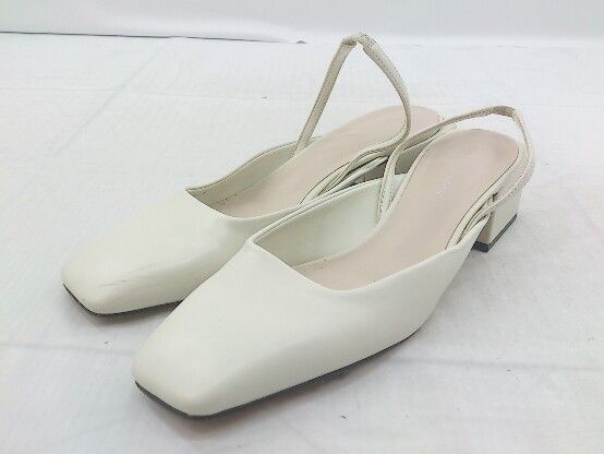 ◇ CHARLES & KEITH チャールズ&キース ミュール シューズ サイズ38 ベージュ系 レディース P 【1209070003556】