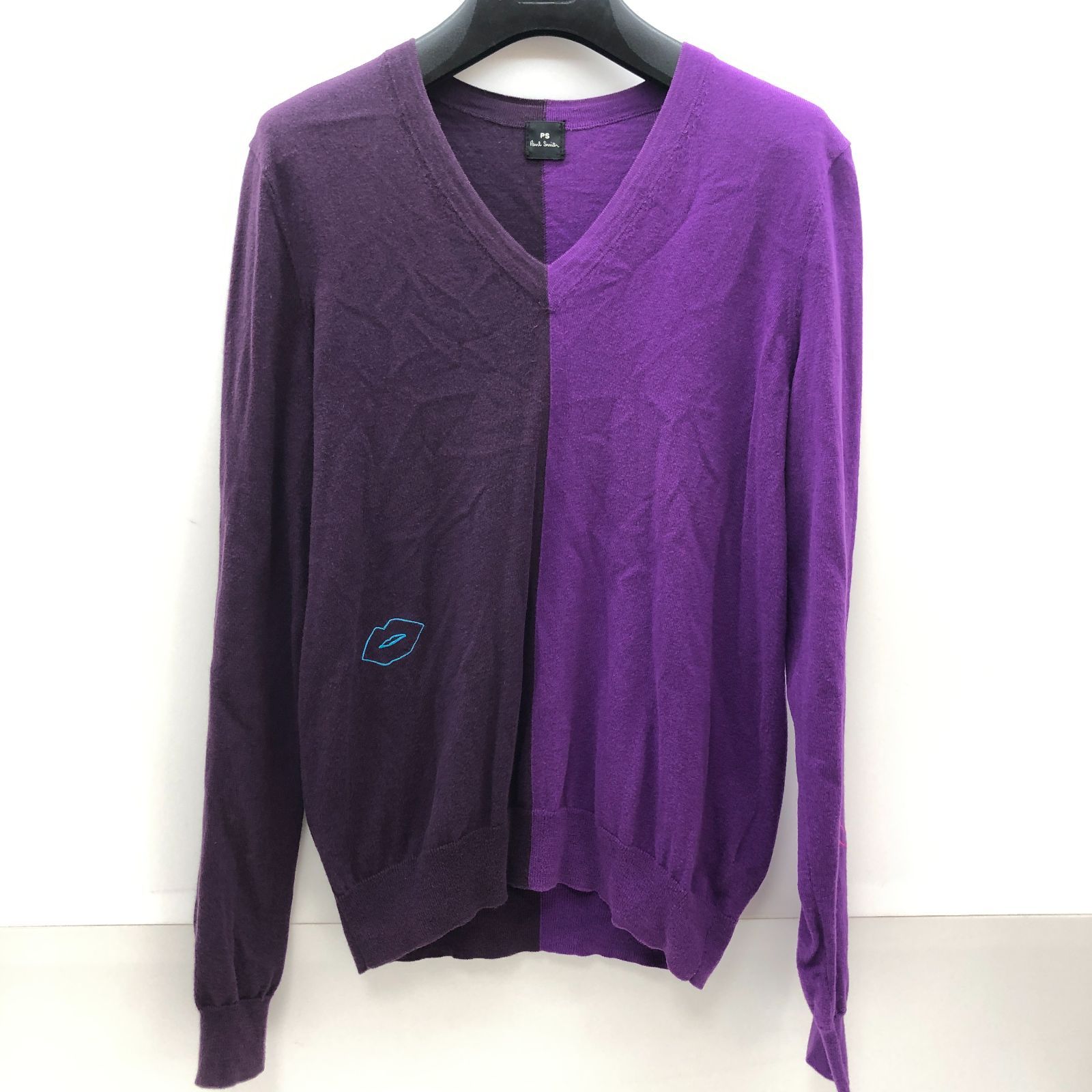 PS Paul Smith レディース 長袖 ニット トップス Mサイズ パープル 紫
