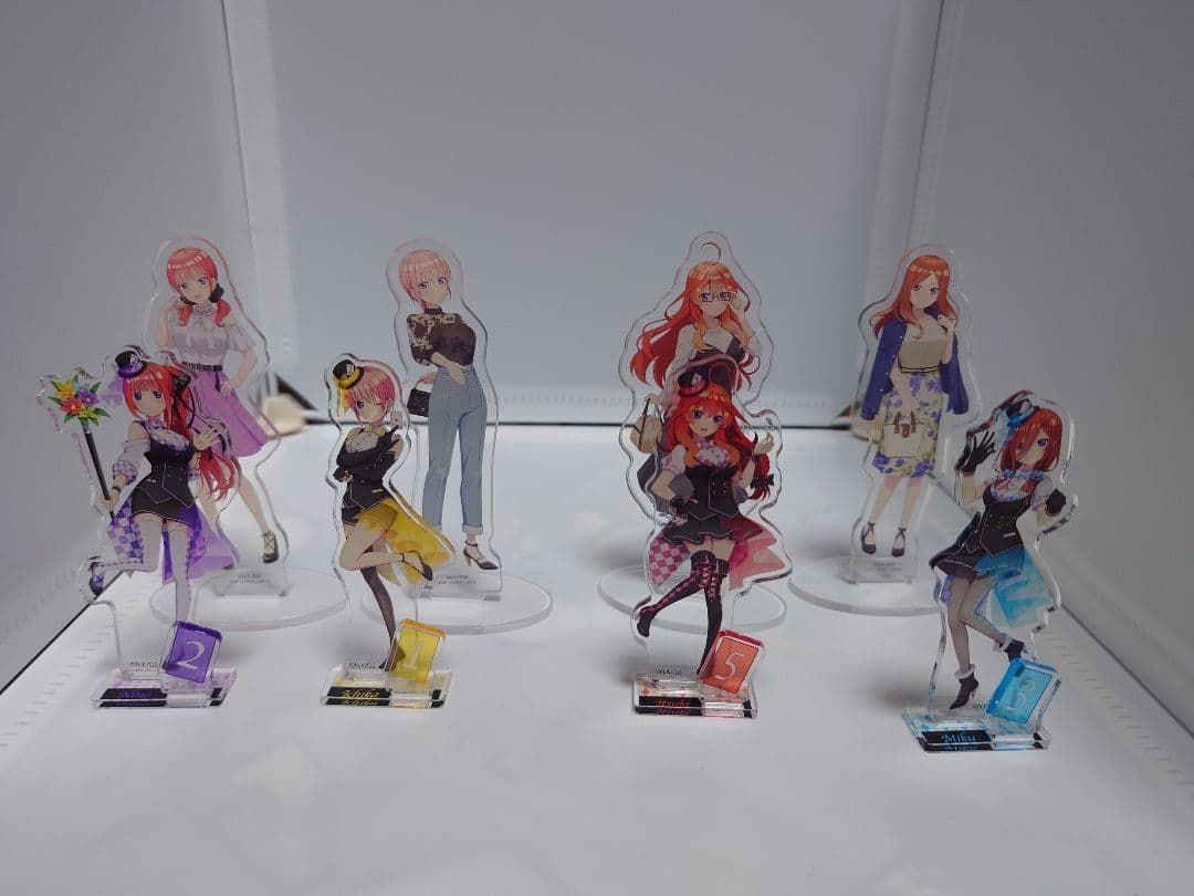 MR-03244 五等分の花嫁 一花、二乃、三玖、五月 アクリルスタンド計8点
