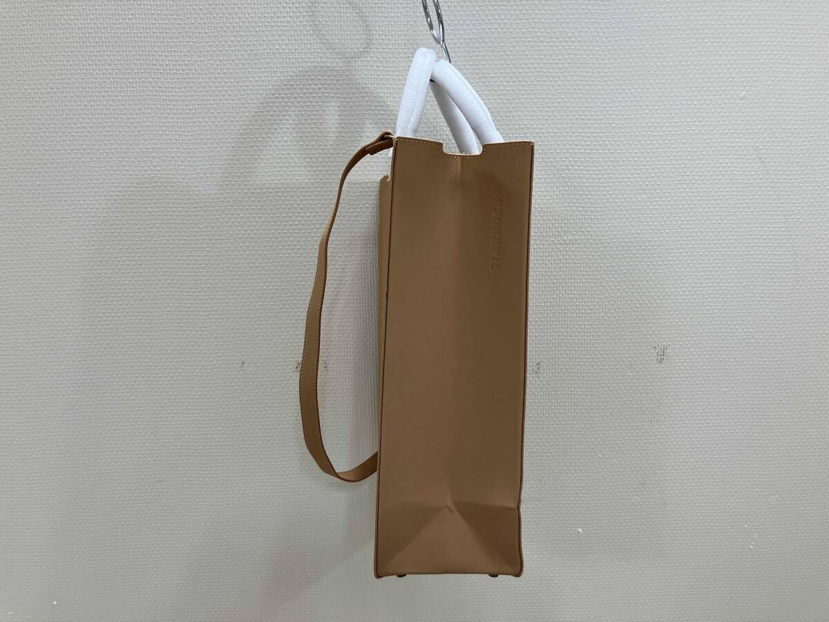 STARBUCKS スターバックス レザートートバッグ マイカスタマイズ
