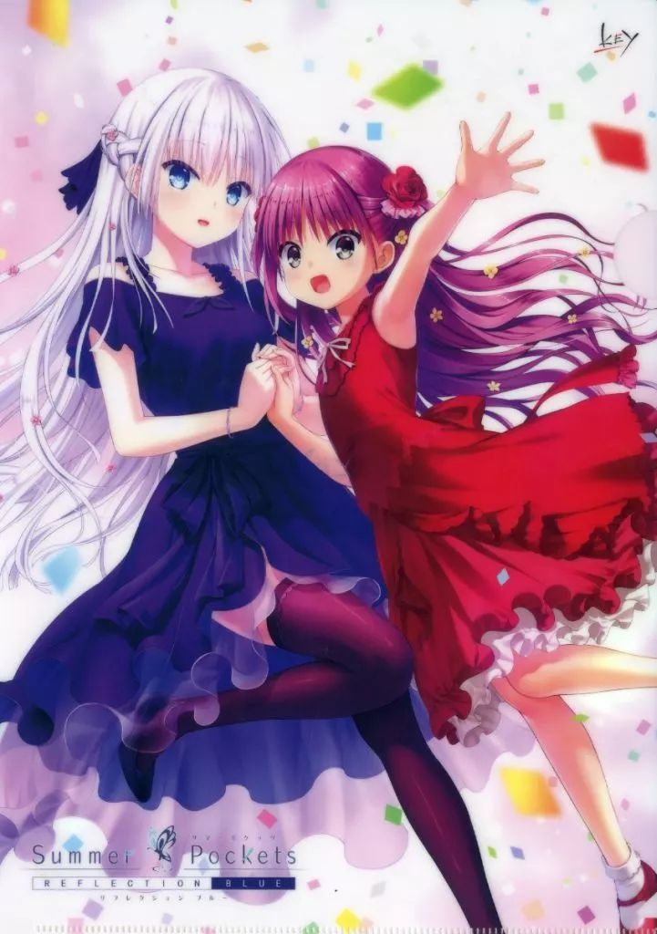中古】クリアファイル 鳴瀬しろは＆加藤うみ Summer Pockets 5th A4