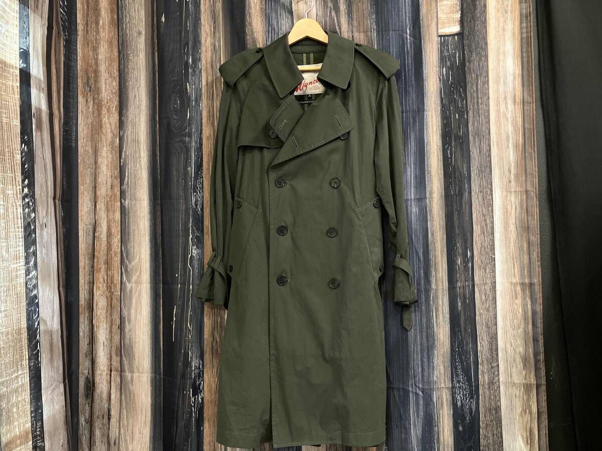 Aquascutum アクアスキュータム トレンチコート グリーン系 36