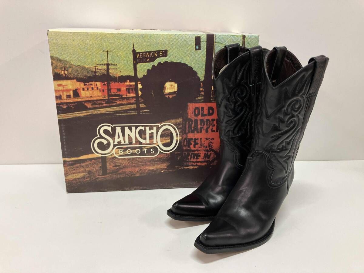 SANCHO サンチョ ウエスタンブーツ ブラック