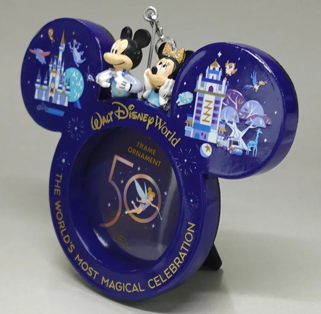 【激レア】　ディズニー　シンデレラ　アニバーサリー50周年　置物 中古】置物・装飾品 ミッキーマウス＆ミニーマウス ウォルト