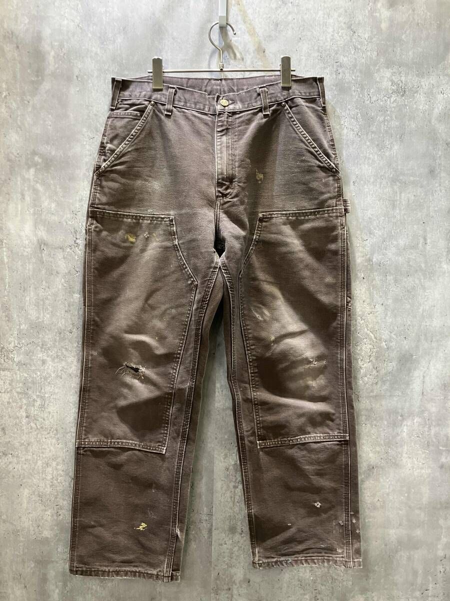 Carhartt カーハート ダブルニー ペインターパンツ ダークブラウン W34