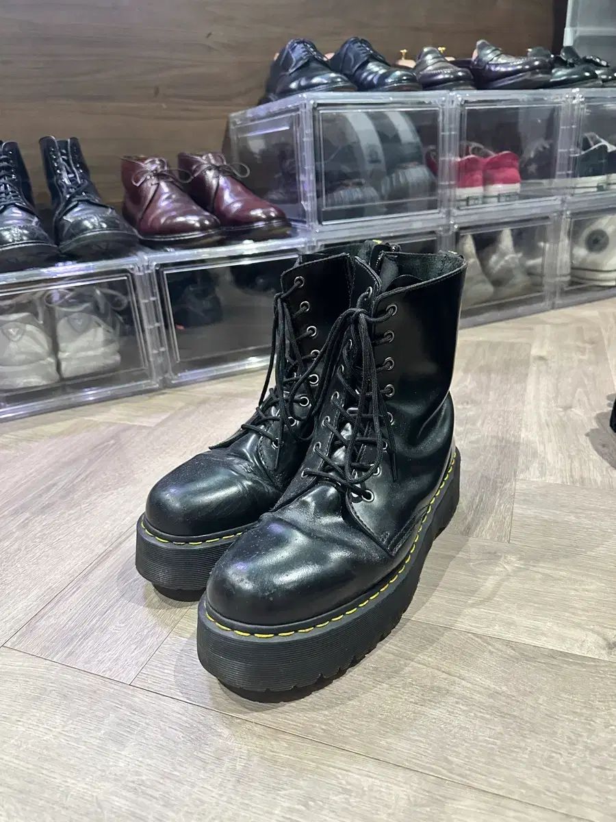 DR. MARTENS ドクターマーチン ブラック ロング ブーツ