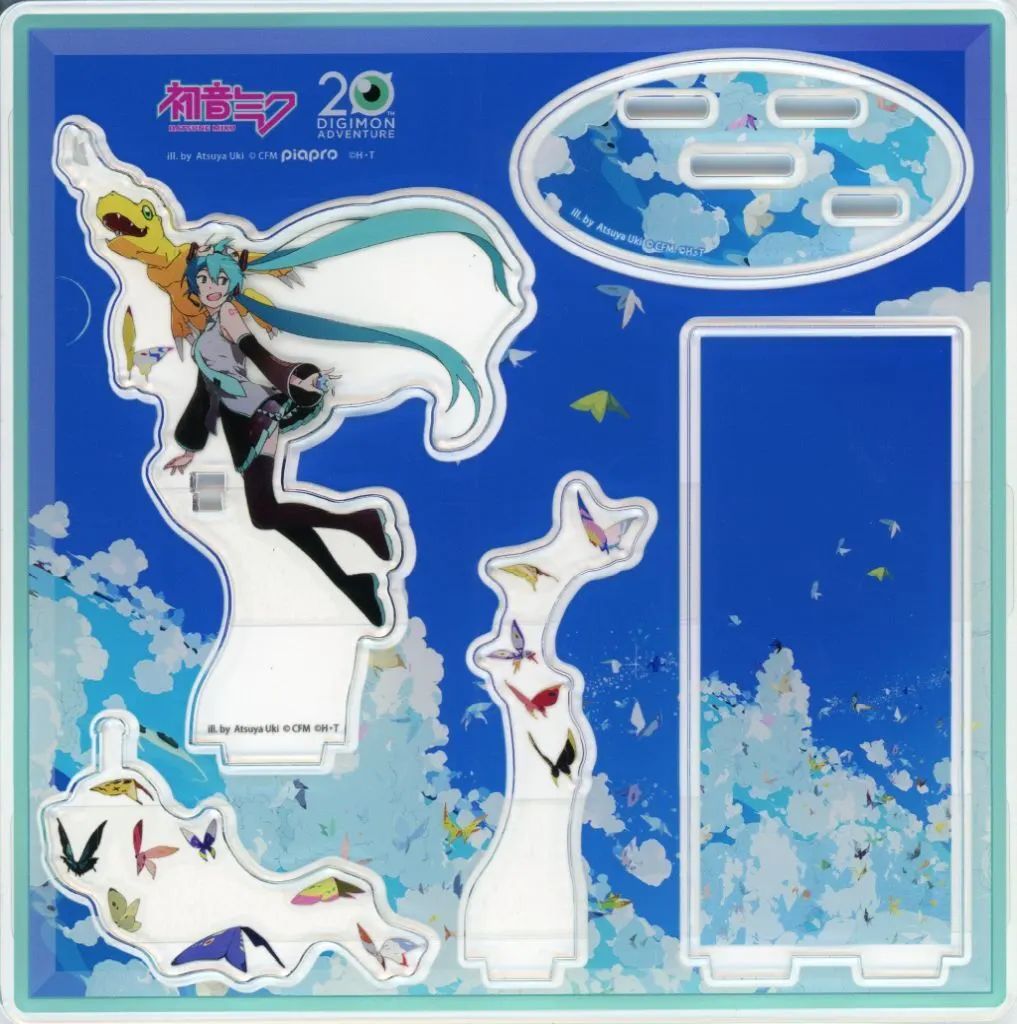【中古】アクリルスタンド・アクリルパネル デジモン×初音ミクコラボ アクリルスタンド 「DIGIMON ADVENTURE FES.2019：デジフェス2019」