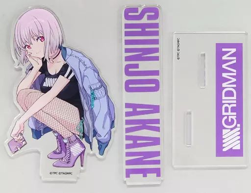 【中古】アクリルスタンド・アクリルパネル 新条アカネ(AJ2019ver.) BIGアクリルスタンド 「SSSS.GRIDMAN」 AnimeJapan 2019グッズ