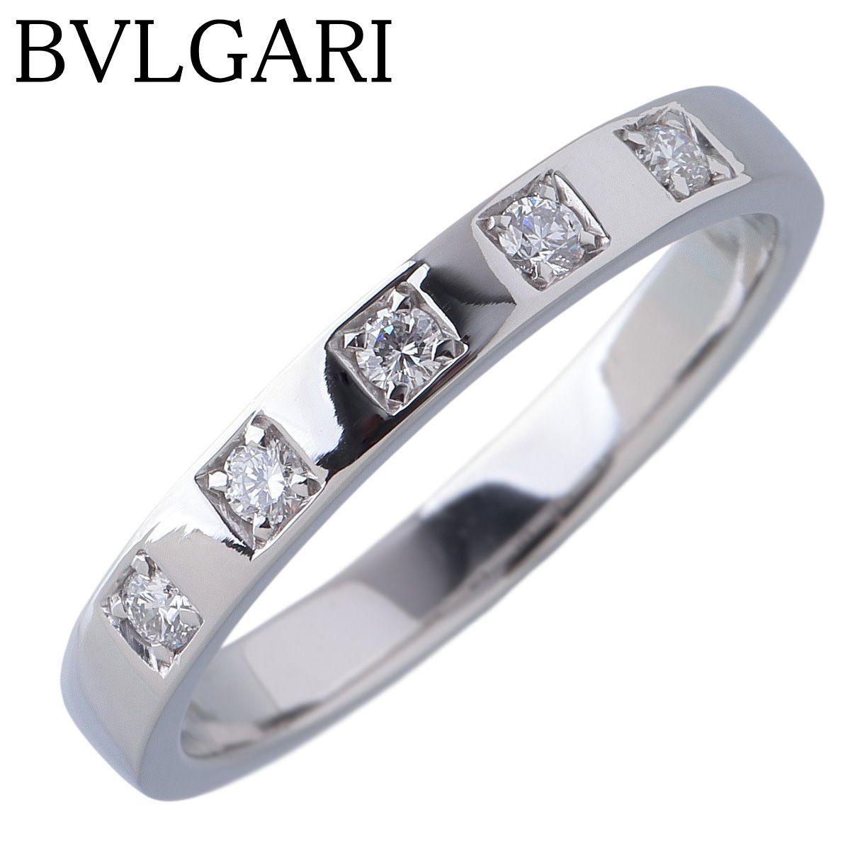 ブルガリ マリーミー ダイヤ リング 5PD 16号 Pt950 新品仕上げ済 BVLGARI【26209】