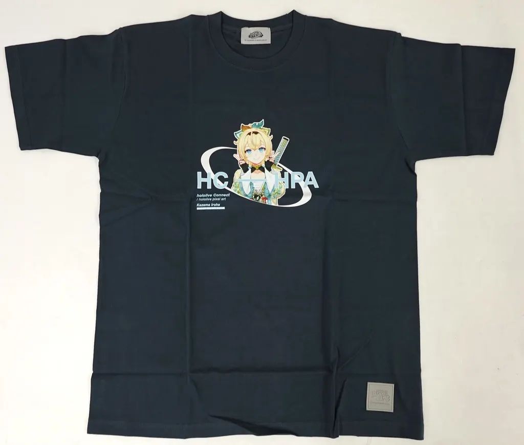 【中古】Tシャツ 風真いろは hololive pixel art Colored ver. Tシャツ ブラック XLサイズ 「バーチャルYouTuber ホロライブ hololive Connect POP UP SHOP in TOWER RECORDS