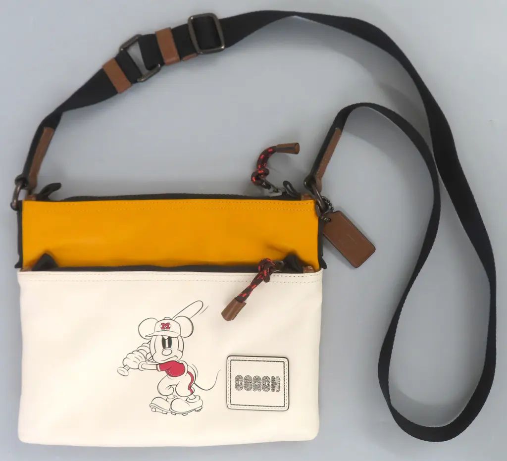 【中古】雑貨 ミッキーマウス ペイサー クロスボディ ウィズ ベースボール クライム 「ディズニー×COACH(コーチ) The Play コレクション」