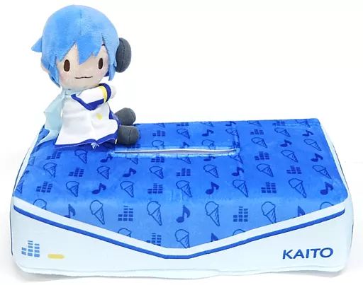 初音ミク プレミアムティッシュボックスカバー KAITO 中古】ティッシュケース・ティッシュカバー KAITO プレミアム
