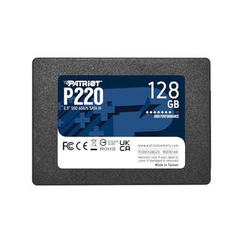 Patriot P220 128GB Internal SSD - SATA 3 2.5