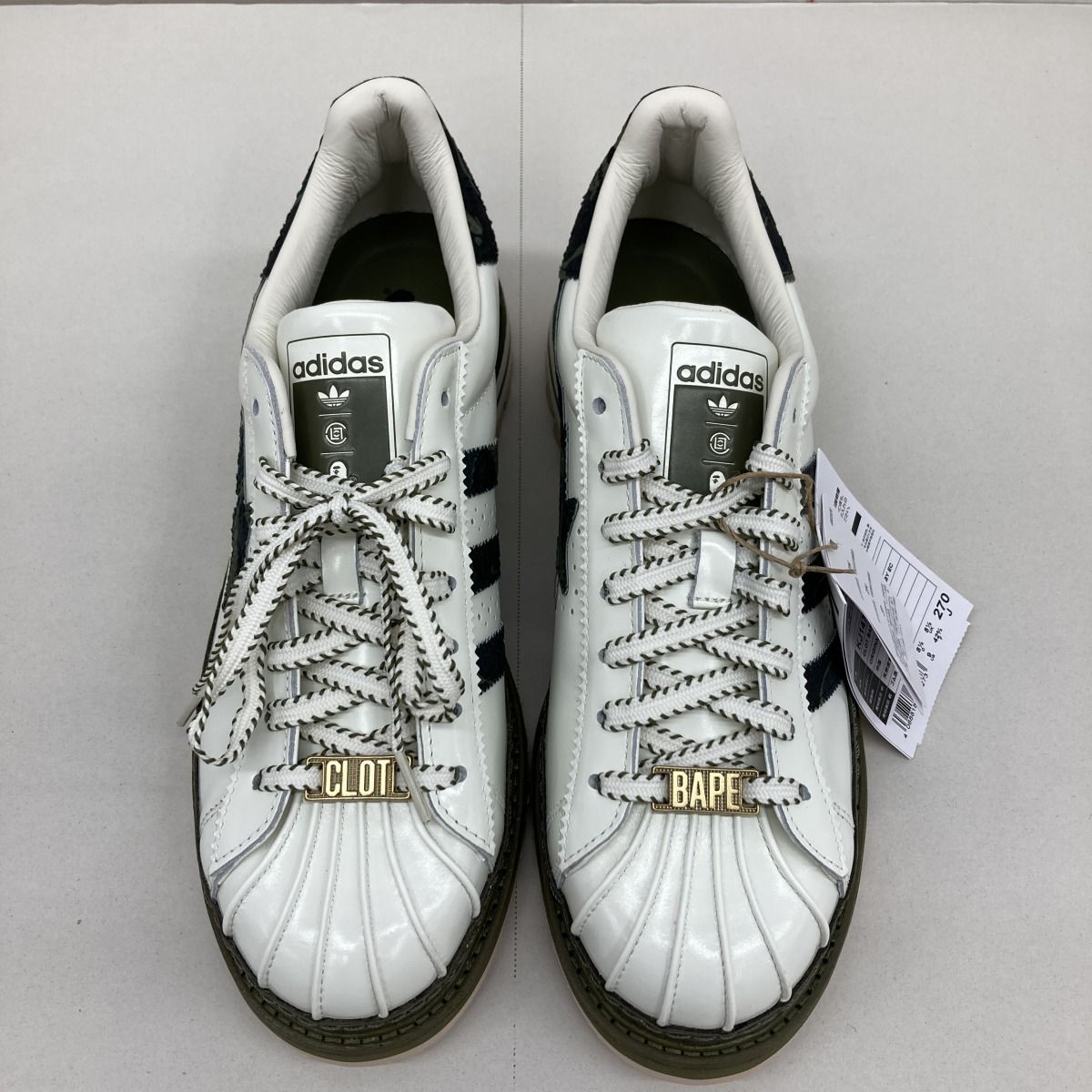 adidas×CLOT×A BATHING APE SUPERSTAR by Edison Chen Green Camo 