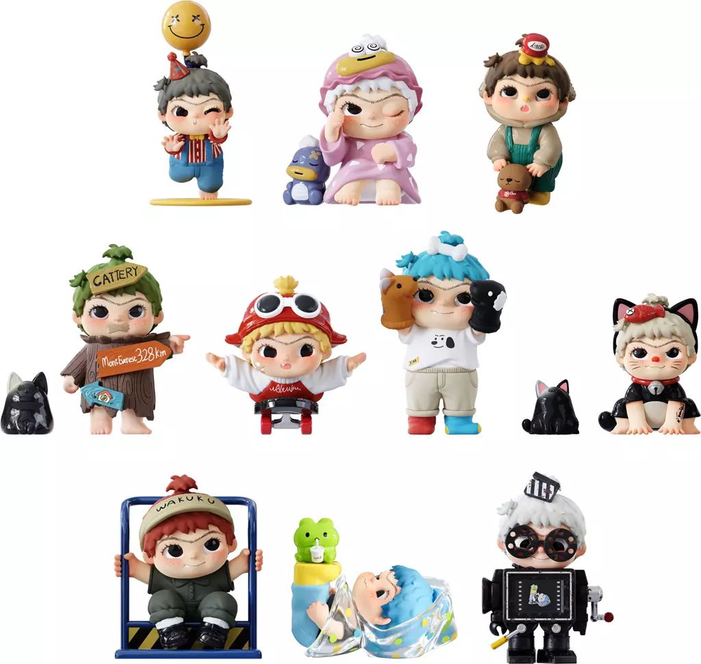 【中古】トレーディングフィギュア 全10種セット 「LETSVAN WAKUKU 子供時代のエピソード上映会シリーズ トレーディングフィギュア」