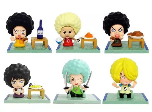 【中古】トレーディングフィギュア 全6種セット 「ワンピース 麦わら劇場 OBAHAN TIME ～お家でいどばた会議編?!～」
