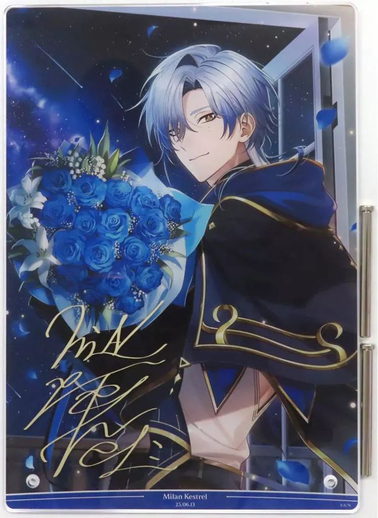 【中古】雑貨 [単品] ミラン・ケストレル B5アクリルパネル(箔押し複製直筆サイン入り) 「バーチャルYouTuber にじさんじ ミラン・ケストレル 誕生日2025」