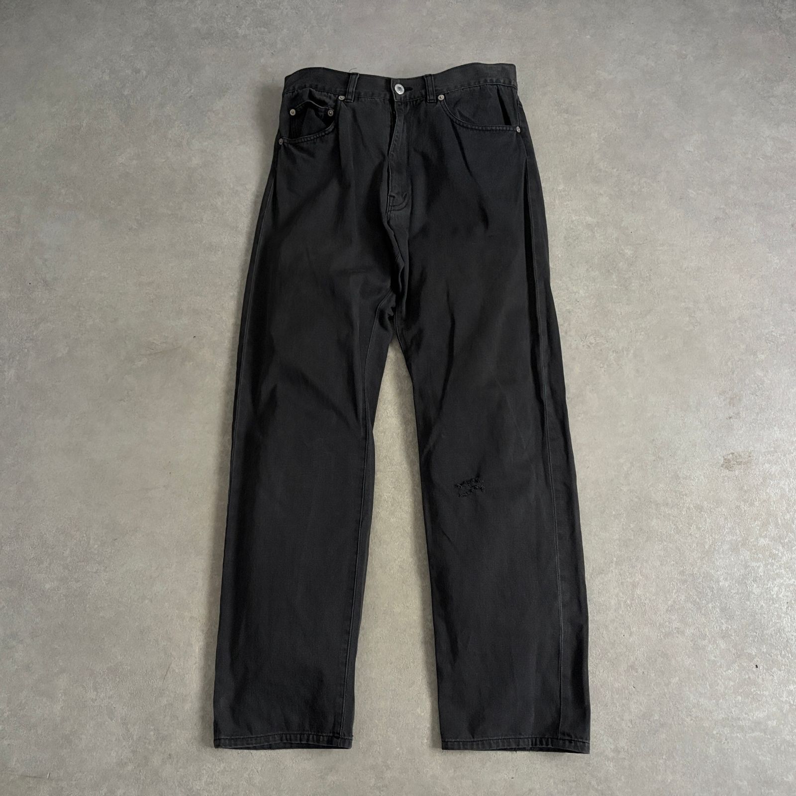 90s GOOD ENOUGH 3nd type グッドイナフ　ブラックデニム 当時物 GOODENOUGH FINESSE DENIM ブラック デニム パンツ