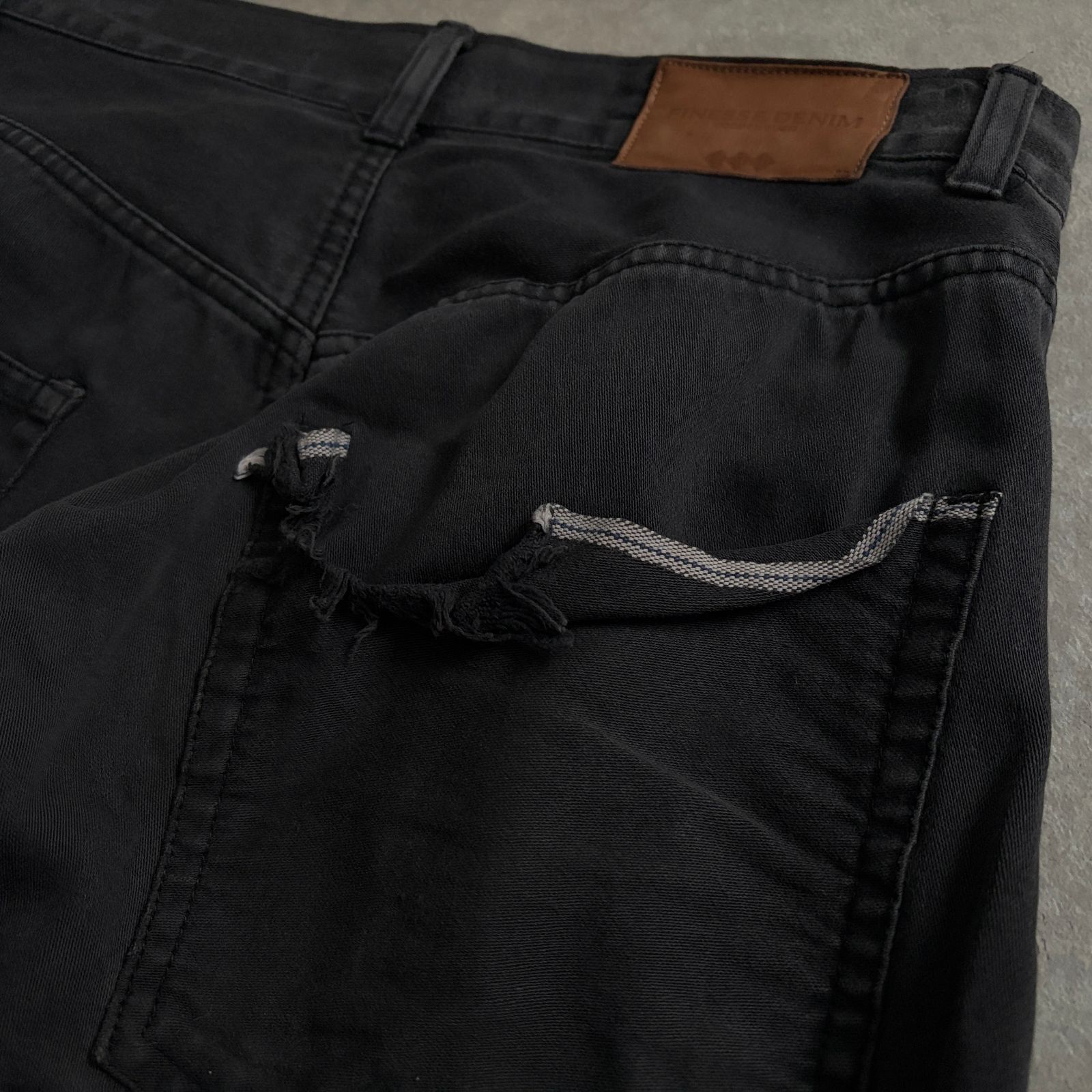 当時物 GOODENOUGH FINESSE DENIM ブラック デニム パンツ