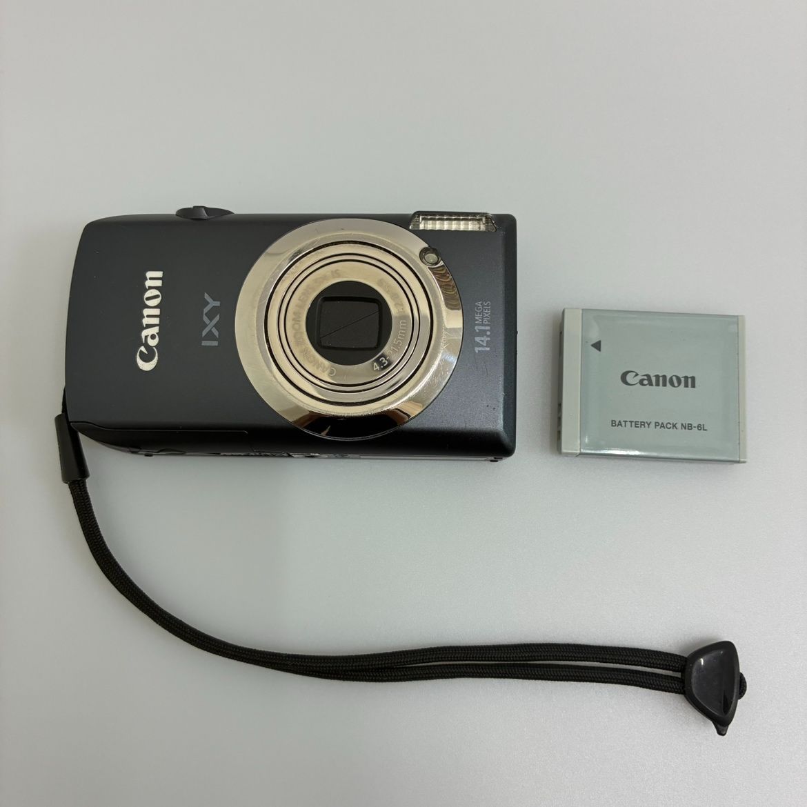 動作未確認】Canon IXY 10S ブラック バッテリー付 充電器なし