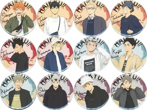 【中古】バッジ・ピンズ 全12種セット 「ハイキュー!! Dayoff トレーディング缶バッジ」