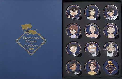 【中古】バッジ・ピンズ(キャラクター) [単品] 集合 缶バッジコンプリートセット(12個セット) 「名探偵コナン スペシャル・コンサート2019」 S席特典