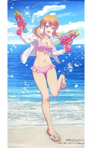 【中古】タペストリー 月島流星 等身大タペストリー 「MOLLY.ONLINEスクラッチ 女神のカフェテラス」 A賞-5