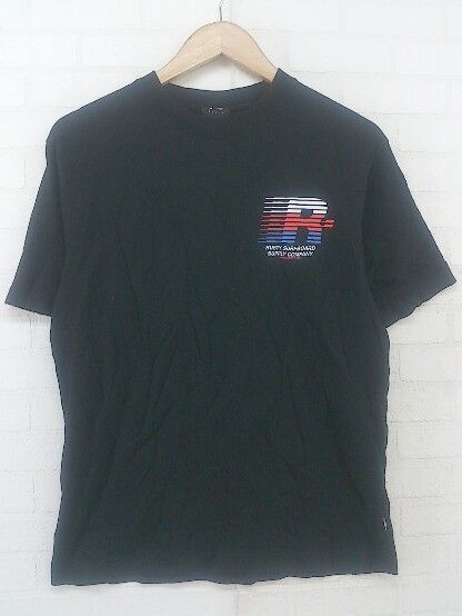 ◇ RUSTY ラスティ プリント 半袖 Tシャツ カットソー サイズM ブラック ホワイト マルチ メンズ P 【中古】 【1209220005645】 11,918円