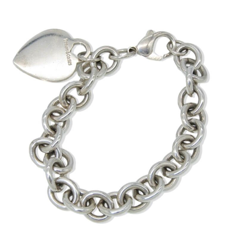 Tiffany&Co. ティファニー ブレスレット リターントゥ ハートタグ チェーン SV925 レディース 28012562