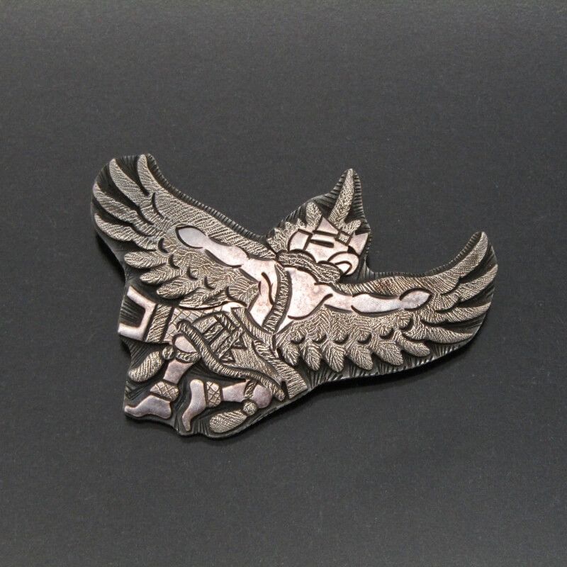 Ronald Wadsworth ホピ族 ペンダント オーバーレイ カチナ ロナルドワッズワース トップ メンズ レディース 28012522