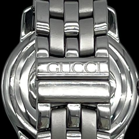 新品電池 稼働品 GUCCI グッチ レディース腕時計 5500L ラウンド