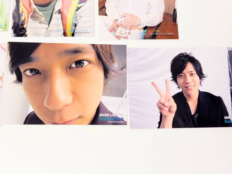 嵐 二宮和也 フォトセット 2点 写真 8枚セット ARASHI 10-11 TOUR