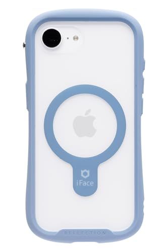 iFace Reflection iPhone 17e/16e ケース MagSafe 対応 MagSynq クリア 強化ガラス(ペールブルー)【 アイフェイス アイフォン17e 16e 用 magsafe マグセーフ スマホケース ipho a9f7b2bd