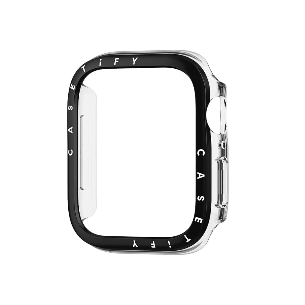 CASETiFY クリアケース [Apple Watch シリーズ 10 に対応] - 46mm - ブラック 10019ead
