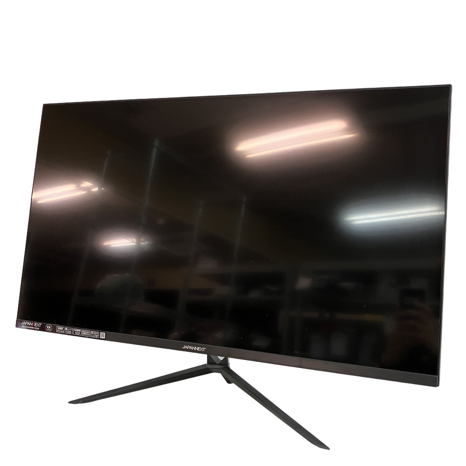 JAPANNEXT JN-V315UHDR-C-65W 液晶モニター 31.5インチ ディスプレイ PC周辺機器 中古 C11235394