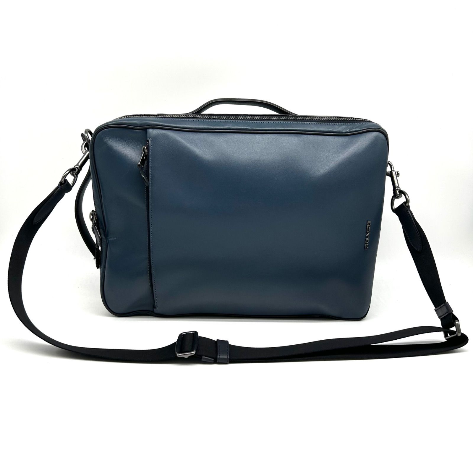 【コーチ】グラハム ストラクチャード 2way ビジネスバッグ A4収納 紺 COACH コーチ グラハムコンバーチブル ビジネスバッグ A4収納可能 肩