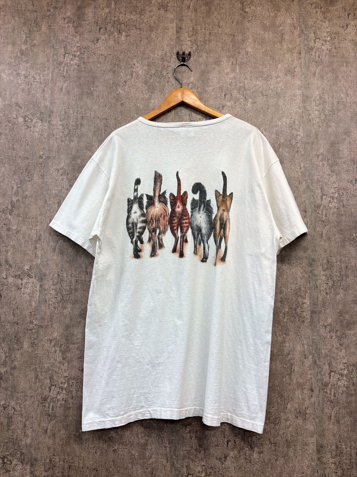 90‘s PRINTS OF TAILS アニマルプリントTシャツ『猫』