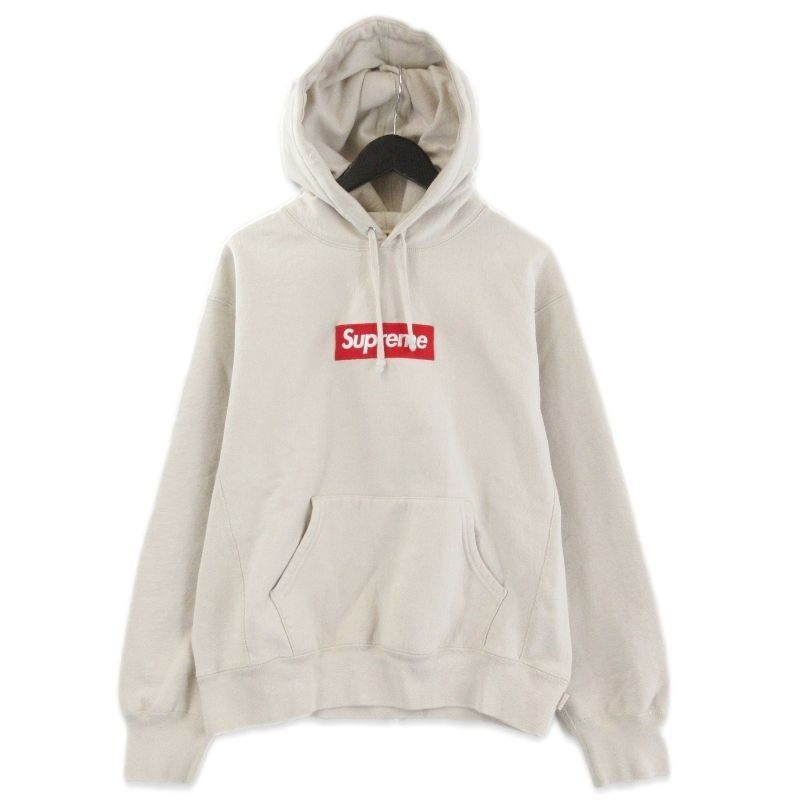 Supreme シュプリーム プルオーバーパーカー Box Logo Hooded Sweatshirt 24AW ボックスロゴ スウェット Stone S 71015676