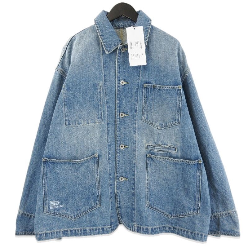 未使用 FreshService フレッシュサービス コーポレートデニムエンジニアジャケット FSC261-30211FB カバーオール LIGHT WASH L 71015701