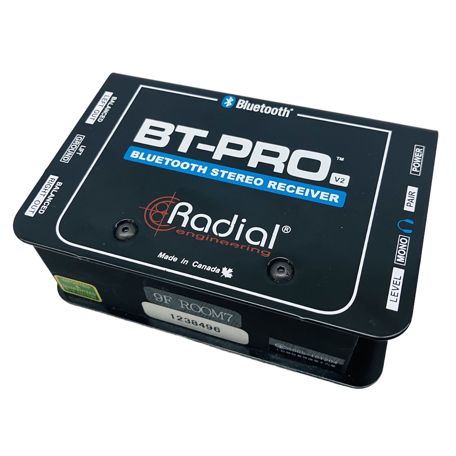 RADIAL BT-Pro V2 ステレオダイレクトボックス Bluetooth対応 ラジアル ワイヤレス レシーバー 中古 C11188429