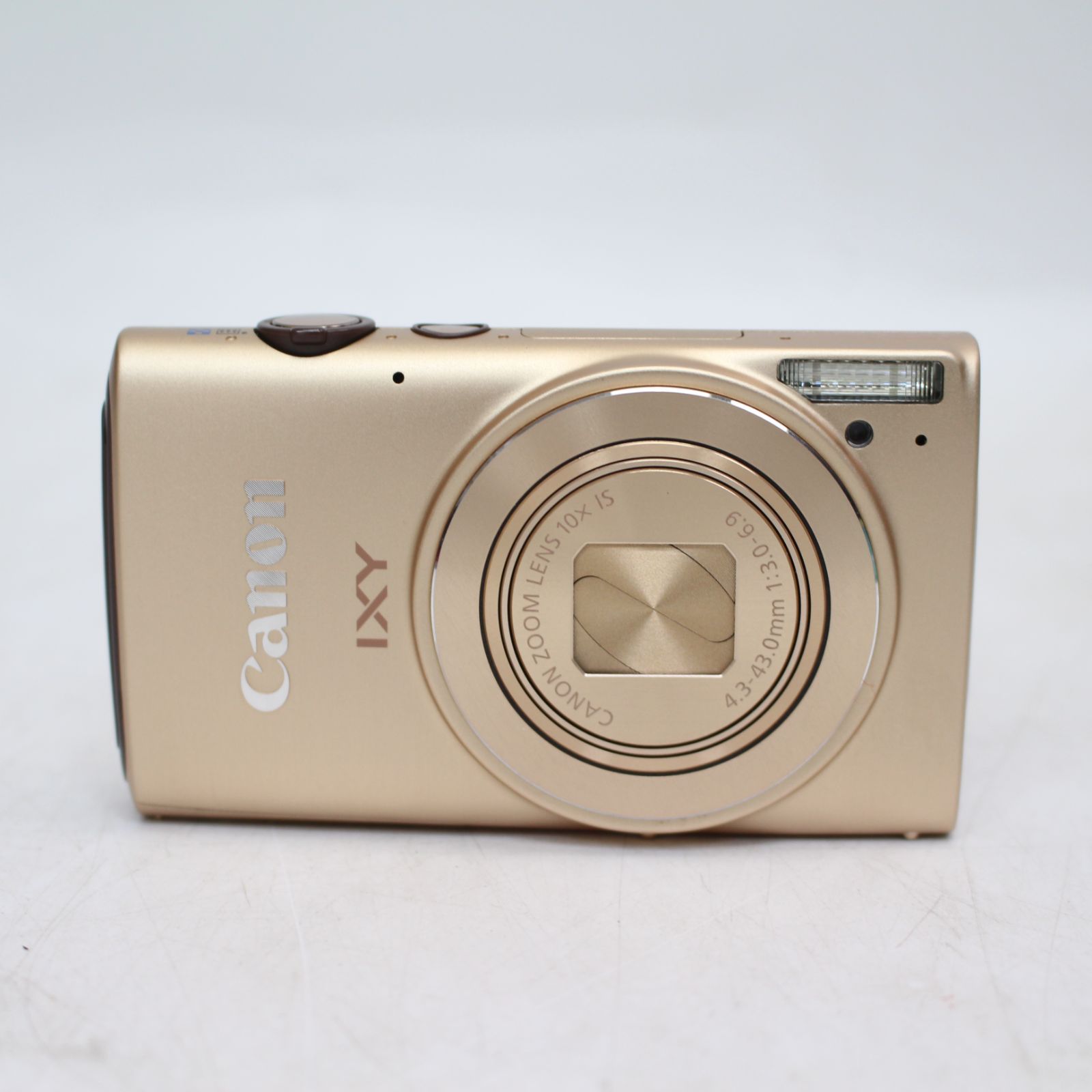 599)Canon デジタルカメラ IXY 610F ゴールド 1210万画素 光学10倍