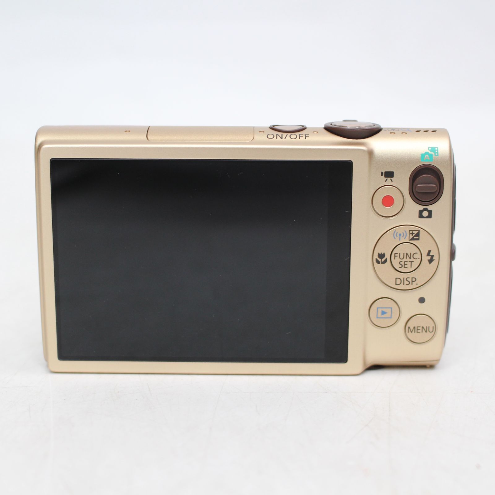 599)Canon デジタルカメラ IXY 610F ゴールド 1210万画素 光学10倍