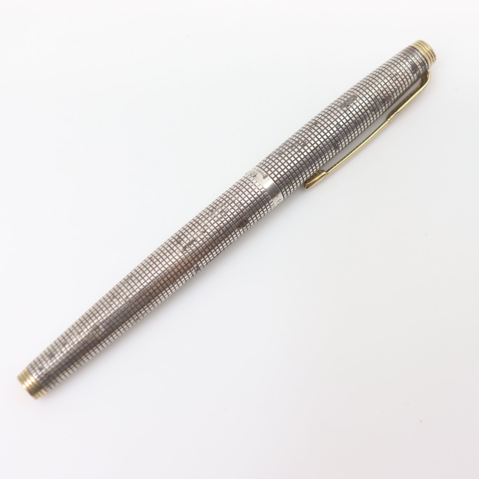 PARKER バーメイル ペン先 14K 万年筆 文房具 シルバー 筆記未確認